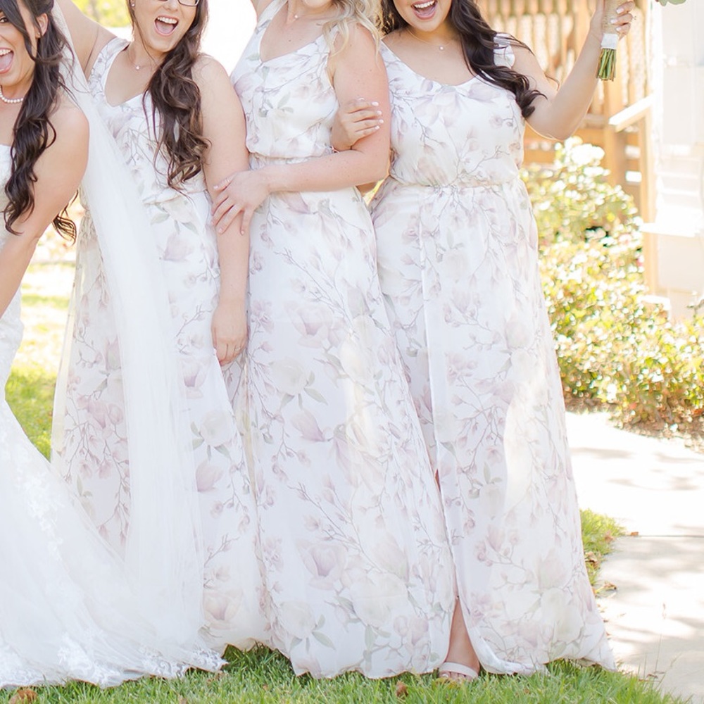 Floral sheer elegant breezy dress